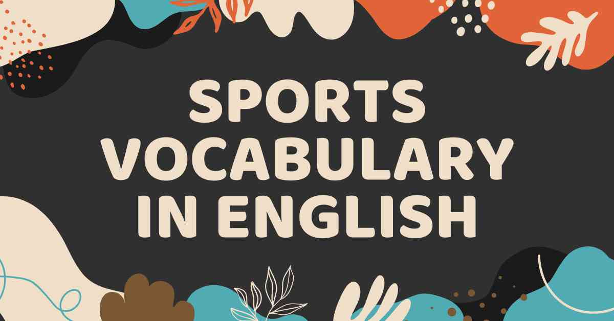Sports Vocabulary in English