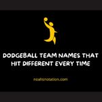 Dodgeball Team Names