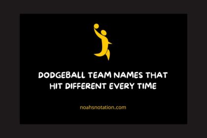 Dodgeball Team Names