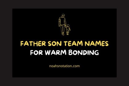 father son team names