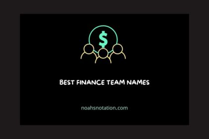 finance team names