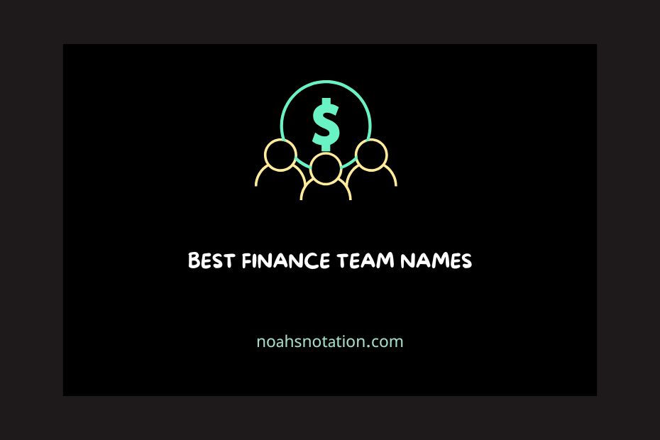 finance team names