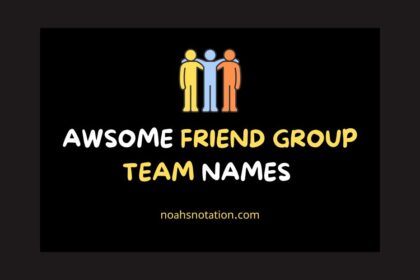 Best Friend Group Team Names
