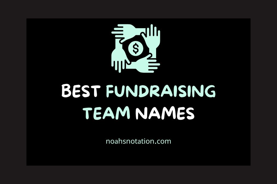 fundraising team names