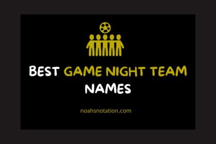 game night team names