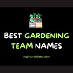 gardening team names