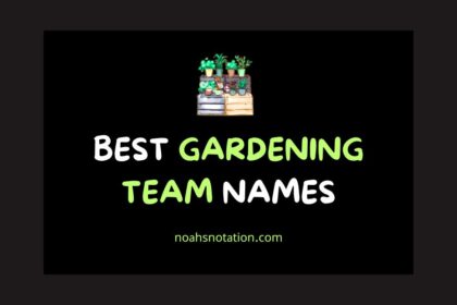 gardening team names