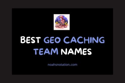 geo caching team names