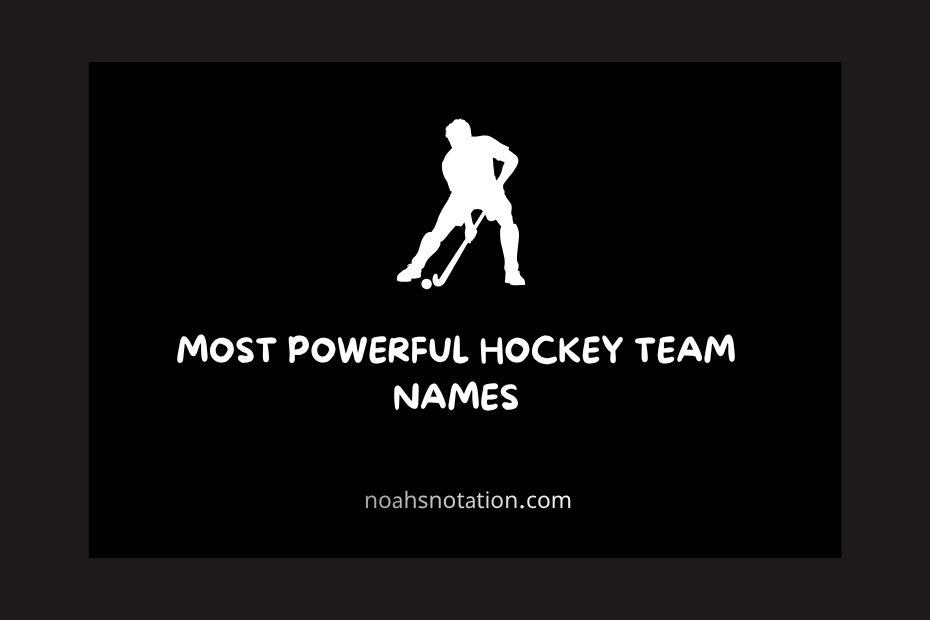 Most powerful hockey team names