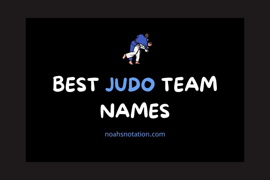 judo team names