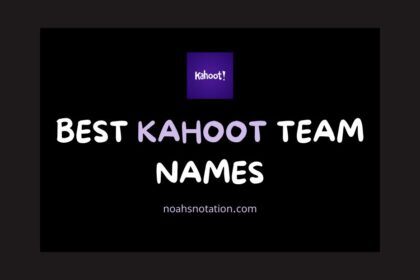 kahoot team names