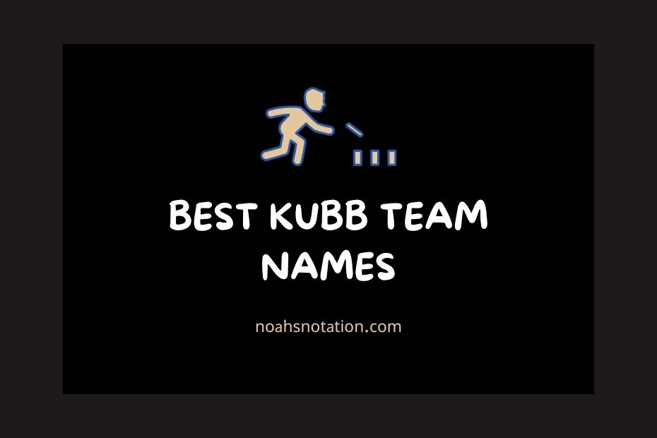 kubb team names