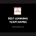 learning team names