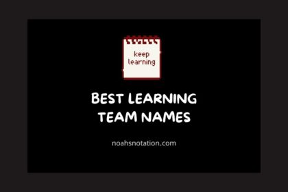 learning team names