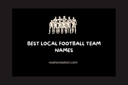 local football team names