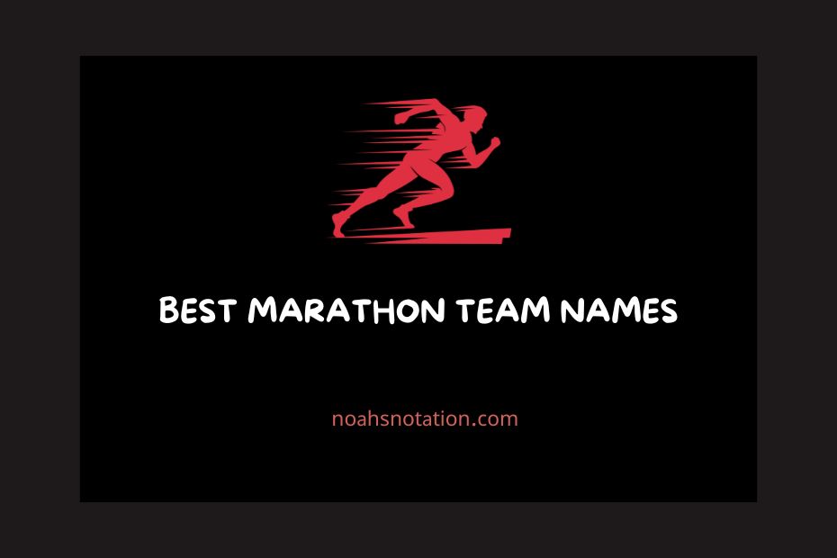 marathon team names