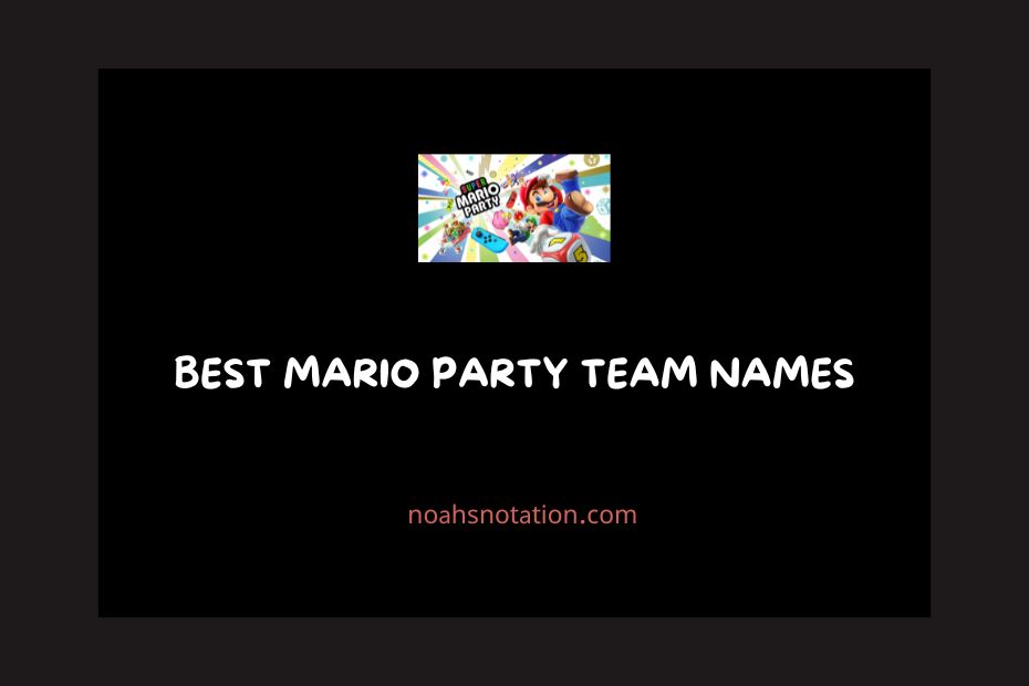 mario party team names