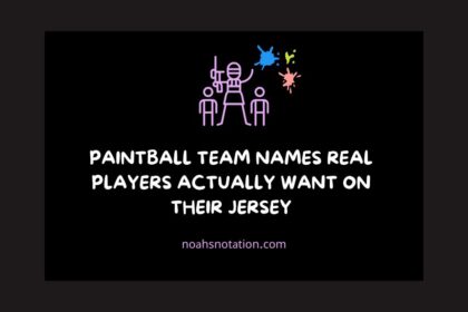 paintball team names