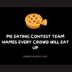 pie eating contest team names