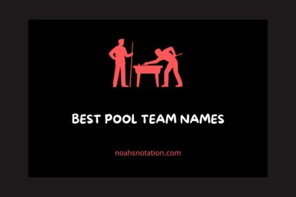 pool team names