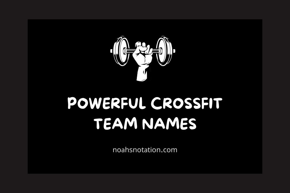 crossfit team names