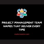 Project Management Team Names