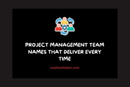 Project Management Team Names