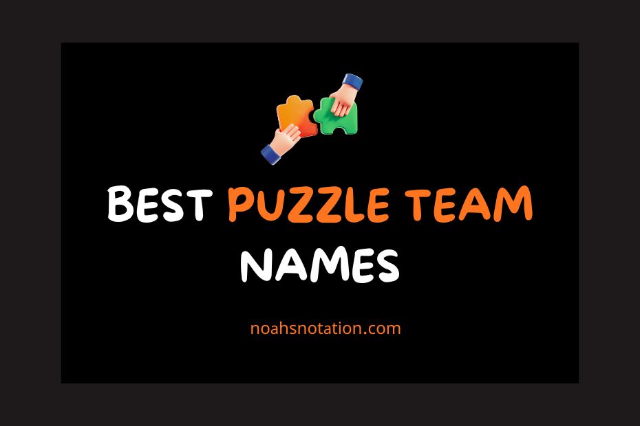 puzzle team names