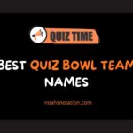 quiz bowl team names