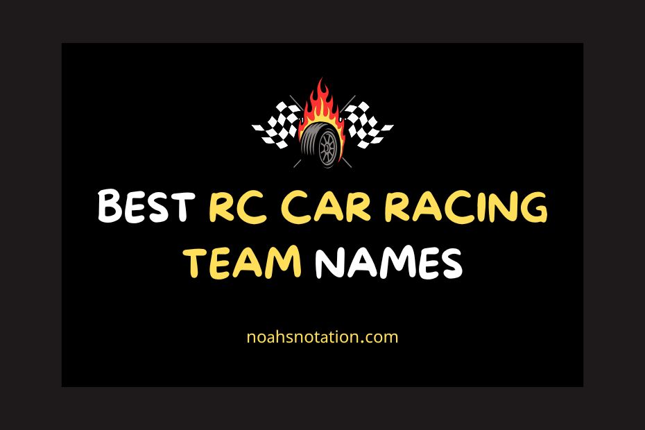 rc car racing team names