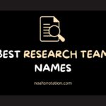 research team names