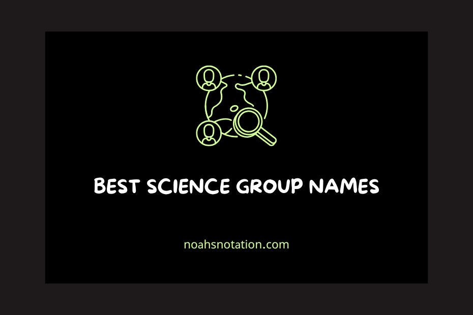 science group names
