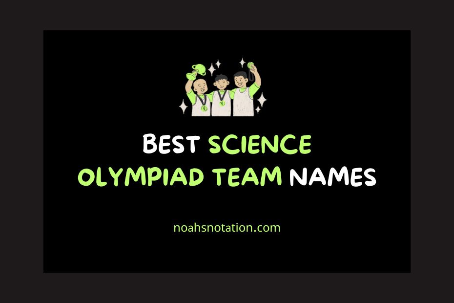 science olympiad team names