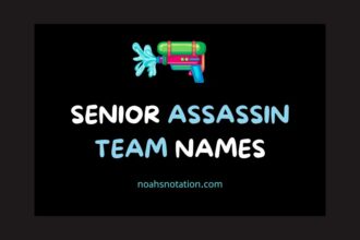 senior assassin team names