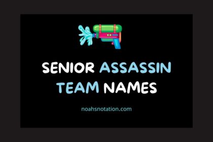 senior assassin team names