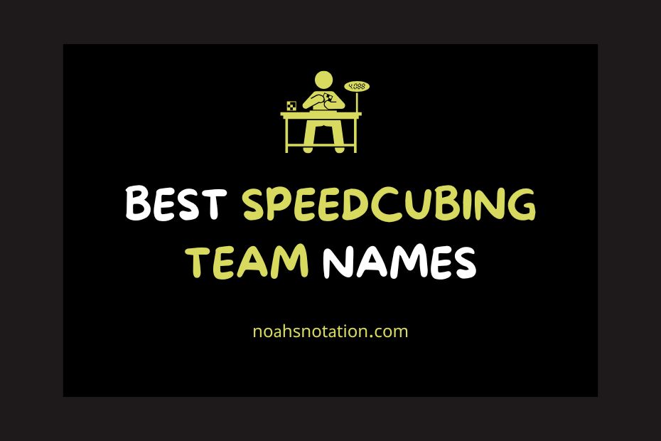 speedcubing team names