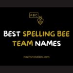 spelling bee team names