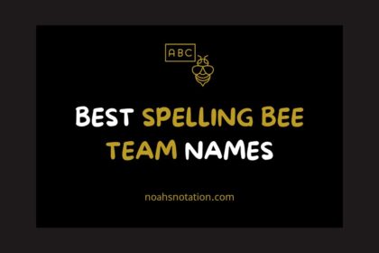 spelling bee team names