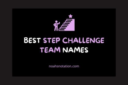 step challenge team names