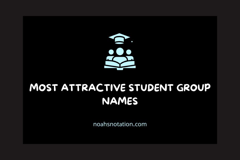 student group names