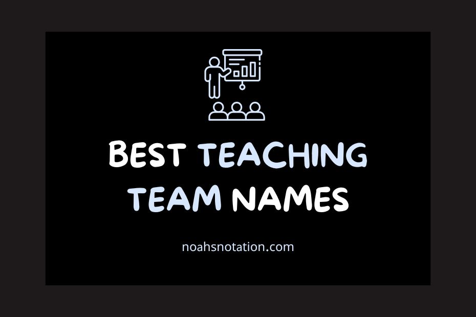 teaching team names
