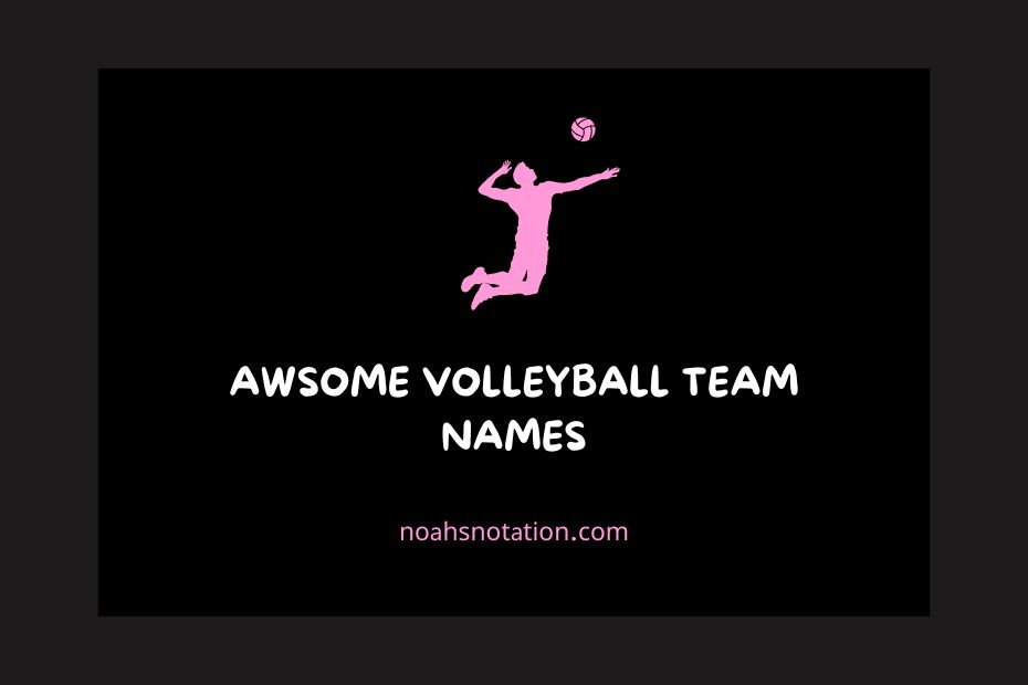 volleyball team names