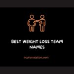 weight loss team names