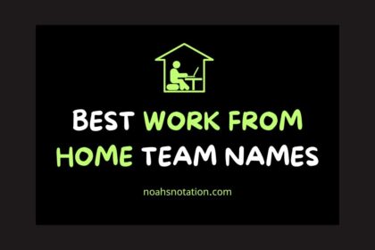 work from home team names