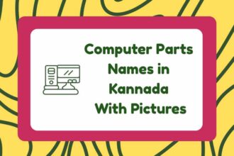 Computer Parts Names in Kannada