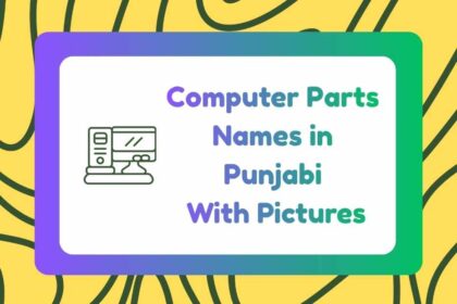 Computer Parts Names in Punjabi