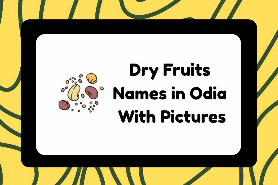 Dry Fruits Names in Odia