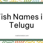 Fish Names in Telugu