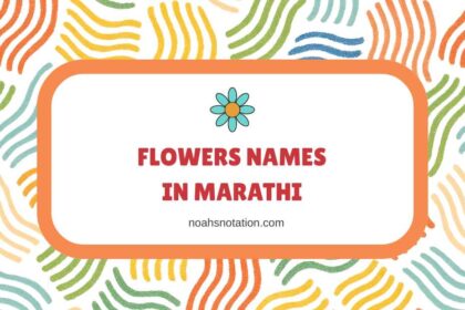 Flowers Names in Marathi