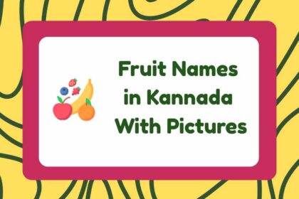 Fruit Names in Kannada